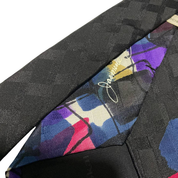 Robert Daskal Men’s 100% Silk Tie. Hand painted. NWOT Made in U.S.A - Picture 10 of 14